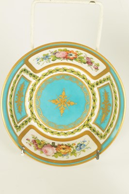 Lot 33 - A LATE 18TH CENTURY SÈVRES PALE-BLUE GROUND CABINET CUP AND SAUCER