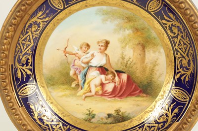 Lot 52 - A 19TH CENTURY ROYAL VIENNA CABINET PLATE