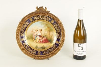 Lot 52 - A 19TH CENTURY ROYAL VIENNA CABINET PLATE