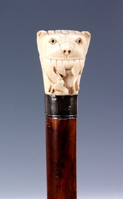 Lot 313 - AN EARLY 19TH CENTURY OVERSIZED INDIAN IVORY...