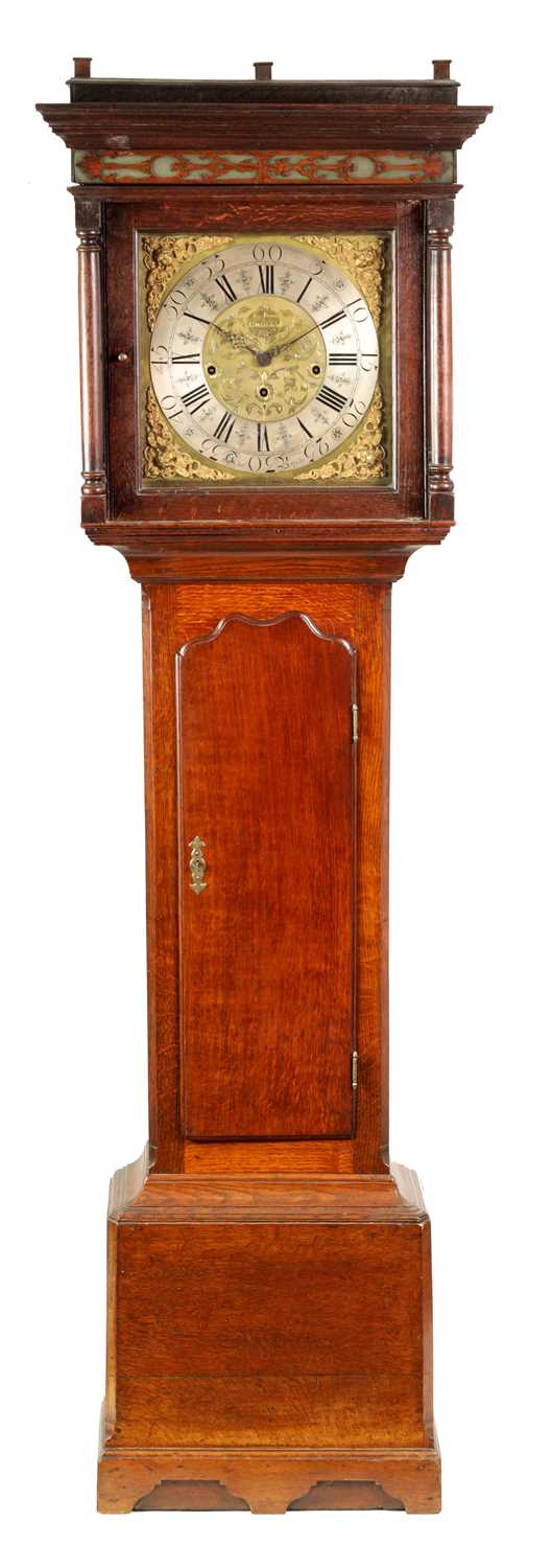 Clock Thomas Royle Lot 617 - THOMAS ROYLE, WHITEHAVEN. A MID 18TH CENTURY