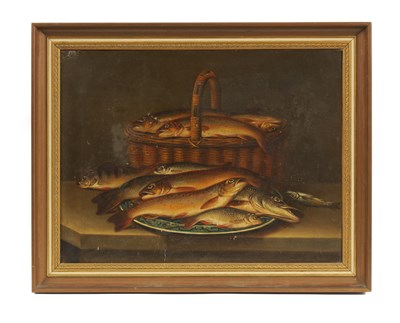 Lot 457 - JAMES BIRMINGHAM COLEMAN. A 19TH CENTURY STILL LIFE OIL ON CANVAS