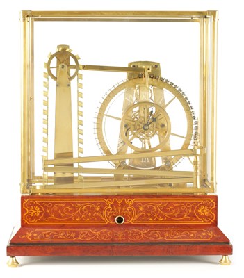 Lot 598 - AN UNUSUAL 20TH CENTURY INDUSTRIAL BALL BEARING WATERWHEEL CLOCK