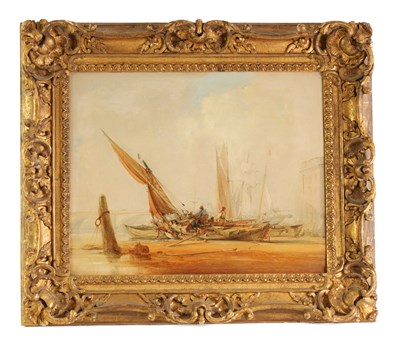 Lot 466 - CIRCLE OF RICHARD PARKES BONINGTON. A 19TH CENTURY OIL ON CANVAS