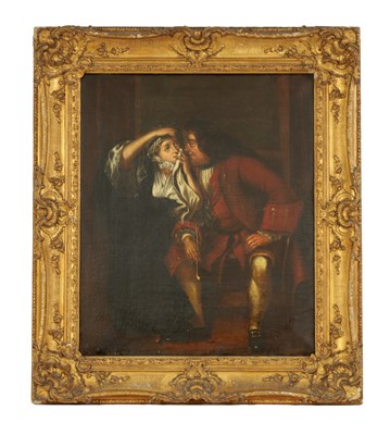 Lot 438 - A 19TH CENTURY OIL ON CANVAS