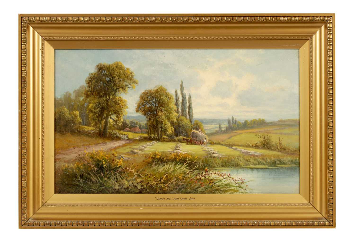 Lot 18 - FRANK HILDER (1861-1933) OIL ON CANVAS