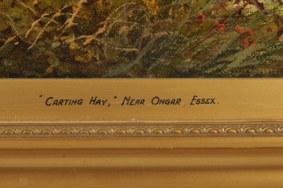 Lot 18 - FRANK HILDER (1861-1933) OIL ON CANVAS