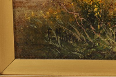 Lot 18 - FRANK HILDER (1861-1933) OIL ON CANVAS