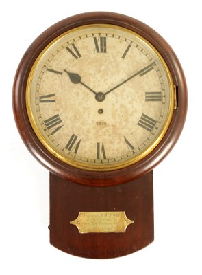 Lot 922 - POWYSLAND ORDNANCE AN EARLY 20TH CENTURY DROP DIAL WALL CLOCK