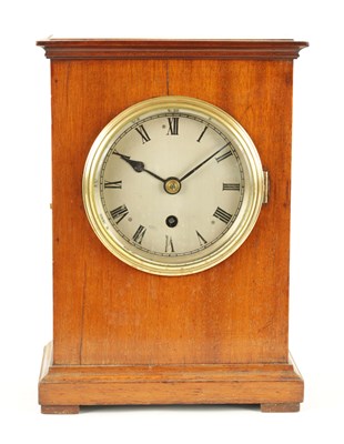 Lot 920 - AN EARLY 20TH CENTURY GOVERNMENT CHAIN DRIVEN FUSEE MANTEL CLOCK