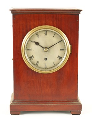 Lot 791 - AN EARLY 20TH CENTURY GOVERNMENT CHAIN DRIVEN FUSEE MANTEL CLOCK