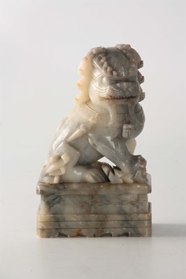 Lot 271 - THREE CHINESE JADE SCULPTURES