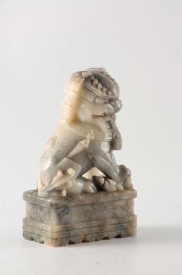 Lot 271 - THREE CHINESE JADE SCULPTURES
