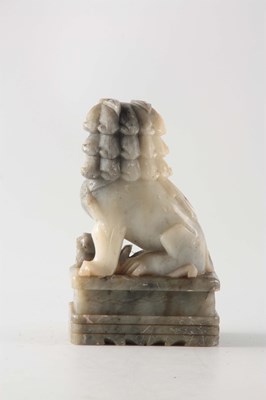 Lot 271 - THREE CHINESE JADE SCULPTURES