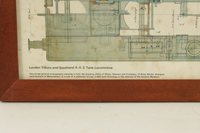 Lot 716 - SHARP STEWART & CO LTD. ATLAS WORKS  OF A TANK LOCOMOTIVE