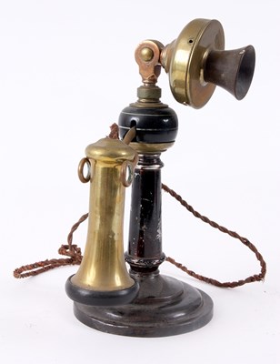 Lot 593 - A RARE EARLY NO.1 “GOLF BALL” CANDLESTICK...