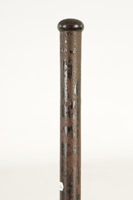 Lot 461 - A MID 19TH CENTURY AIR CANE GUN WALKING STICK