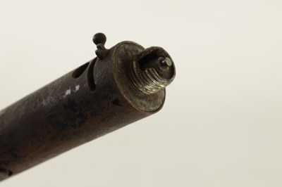 Lot 461 - A MID 19TH CENTURY AIR CANE GUN WALKING STICK