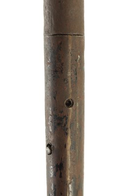 Lot 461 - A MID 19TH CENTURY AIR CANE GUN WALKING STICK