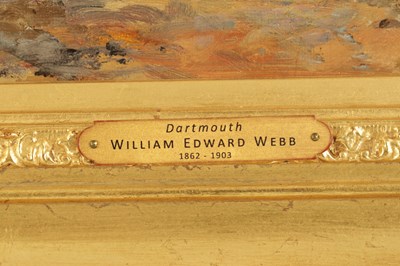 Lot 417 - WILLIAM EDWARD WEBB (1862-1903) A PAIR OF OILS ON CANVAS