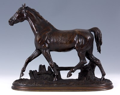 Lot 561 - CHRISTOPHER FRATIN 1801-1864 A BRONZE...