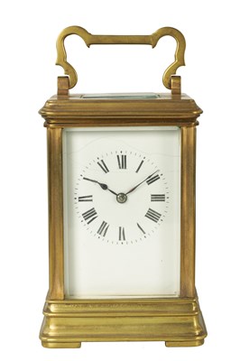 Lot 243 - A LATE 19TH CENTURY FRENCH CARRIAGE CLOCK