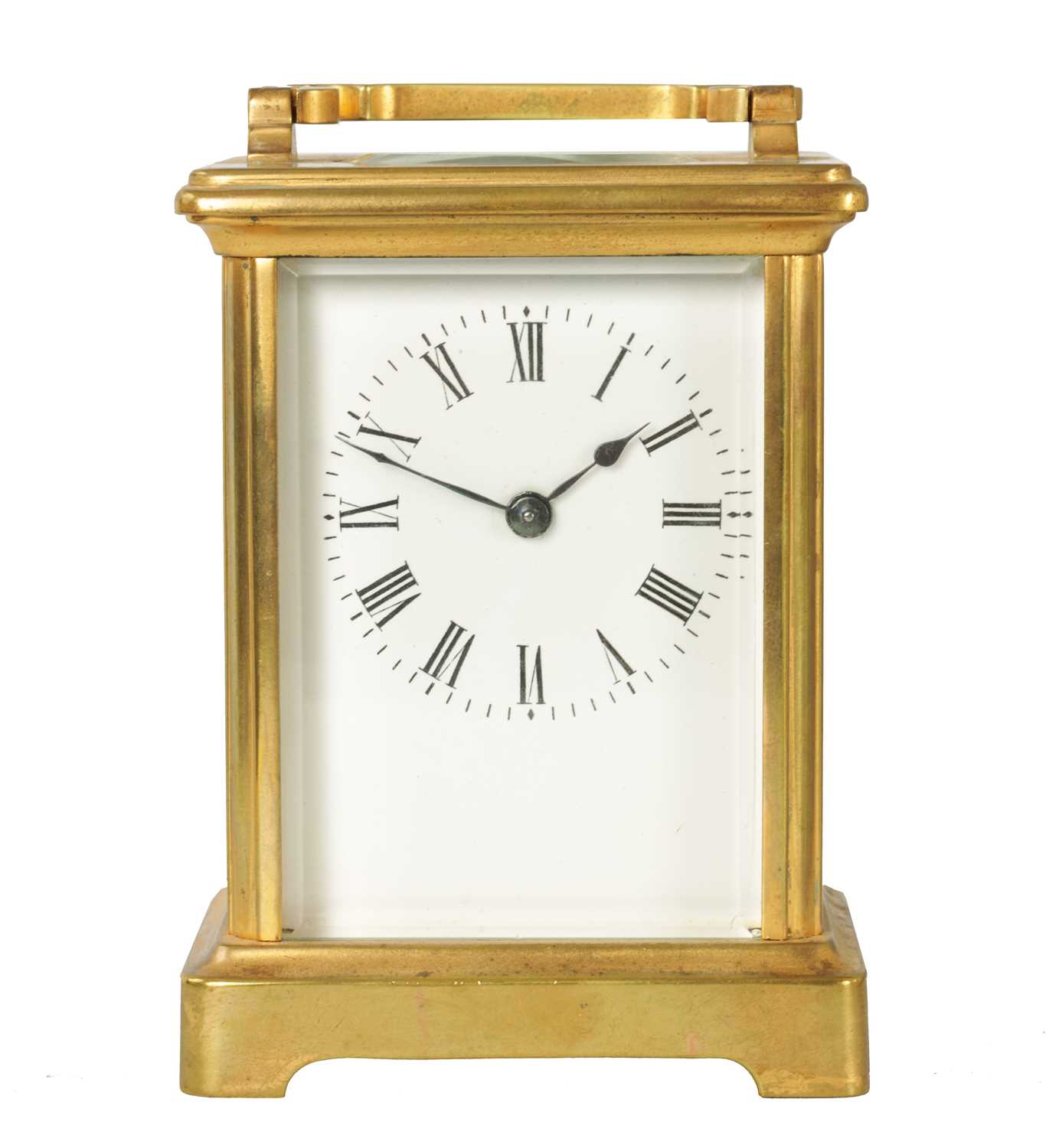 Lot 858 - A LATE 19TH CENTURY FRENCH CARRIAGE CLOCK