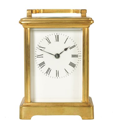Lot 211 - A LATE 19TH CENTURY FRENCH CARRIAGE CLOCK