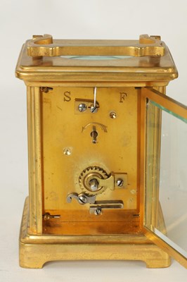 Lot 858 - A LATE 19TH CENTURY FRENCH CARRIAGE CLOCK