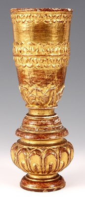 Lot 537 - A MID 17TH CENTURY CARVED GILT GESSO...