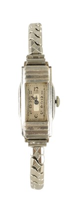 Lot 142 - A 1920s LADIES COCKTAIL WATCH BY LUBIN WATCH COMPANY