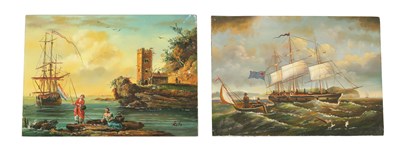 Lot 239 - PAIR OF OILS ON PANEL