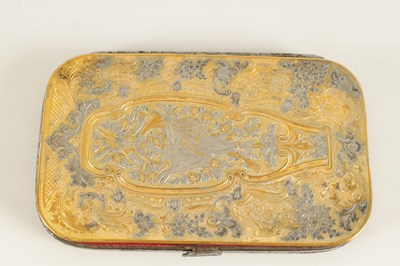 Lot 568 - JEAN JULIEN FAUCHERRE (1805-1891) A FINE MID 19TH CENTURY FRENCH MIXED METAL CIGARETTE/CARD CASE
