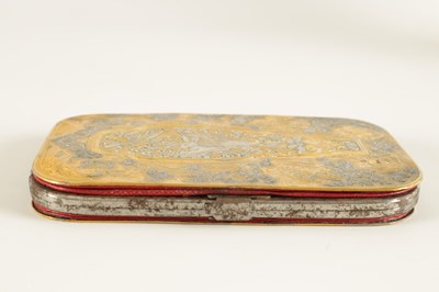Lot 568 - JEAN JULIEN FAUCHERRE (1805-1891) A FINE MID 19TH CENTURY FRENCH MIXED METAL CIGARETTE/CARD CASE