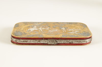 Lot 568 - JEAN JULIEN FAUCHERRE (1805-1891) A FINE MID 19TH CENTURY FRENCH MIXED METAL CIGARETTE/CARD CASE