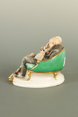 Lot 115 - TWO 20TH CENTURY CAPODIMONTE NAPLES FIGURINES SIGNED  BY GIUSEPPE G CALLE