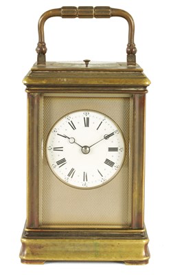 Lot 856 - MARGAINE. A LATE 19TH CENTURY REPEATING CARRIAGE CLOCK