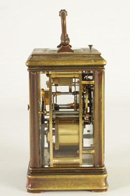 Lot 856 - MARGAINE. A LATE 19TH CENTURY REPEATING CARRIAGE CLOCK