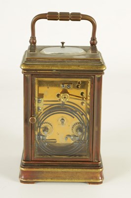 Lot 856 - MARGAINE. A LATE 19TH CENTURY REPEATING CARRIAGE CLOCK