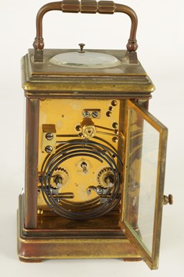 Lot 856 - MARGAINE. A LATE 19TH CENTURY REPEATING CARRIAGE CLOCK