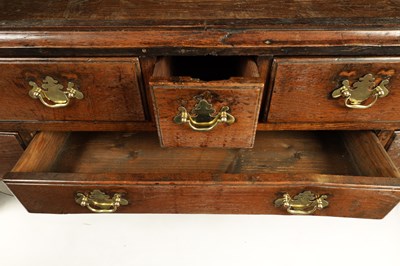 Lot 960 - AN EARLY 18TH CENTURY OAK SIDE CUPBOARD