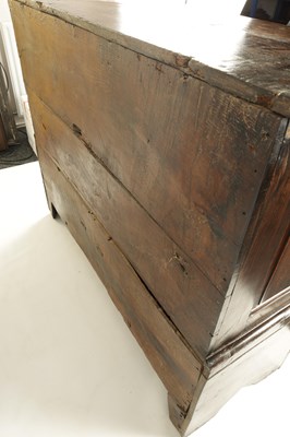 Lot 960 - AN EARLY 18TH CENTURY OAK SIDE CUPBOARD