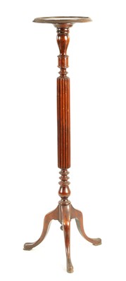 Lot 1008 - A LATE 19TH CENTURY MAHOGANY TORCHERE