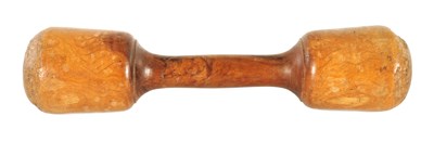 Lot 934 - AN 18TH CENTURY FRUIT WOOD PESTAL