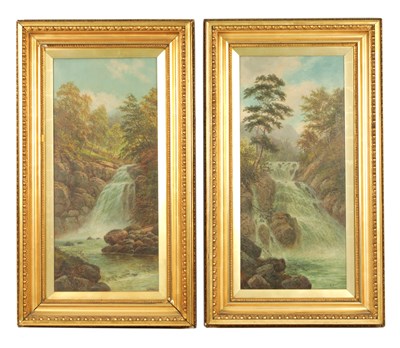 Lot 757 - R. HAYES. A LARGE PAIR OF LATE 19TH CENTURY OILS ON CANVAS