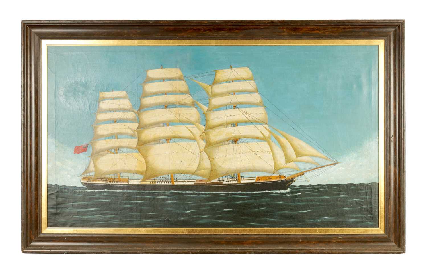 Lot 402 - A 19TH CENTURY OIL ON CANVAS