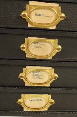 Lot 887 - A LARGE COLLECTION OF WATCH AND CLOCK MAKERS TOOLS