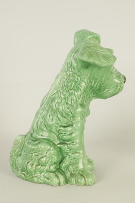 Lot 177 - A LARGE MID 20TH CENTURY SYLVAC POTTERY TERRIER DOG