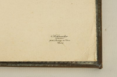 Lot 216 - A PAIR OF LOUIS ICART COLOURED ENGRAVED MENU CARDS