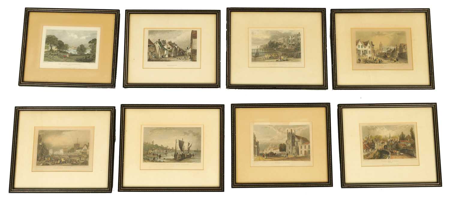 Lot 782 - A SET OF EIGHT 19TH CENTURY ENGRAVINGS